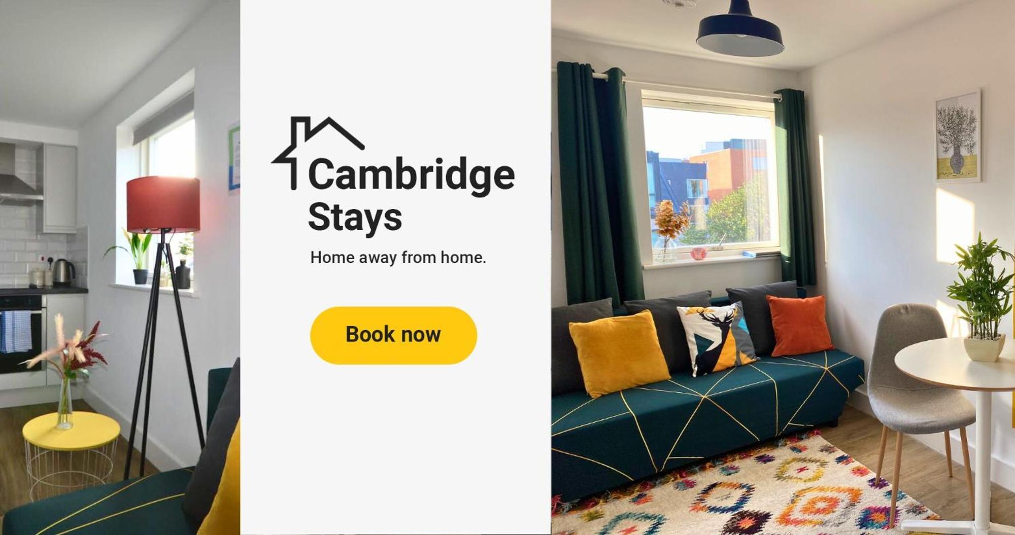 Cambridge Stays Central Apart Hotel 1Br Flats-Easy Walk To City Centre-Parking Екстериор снимка